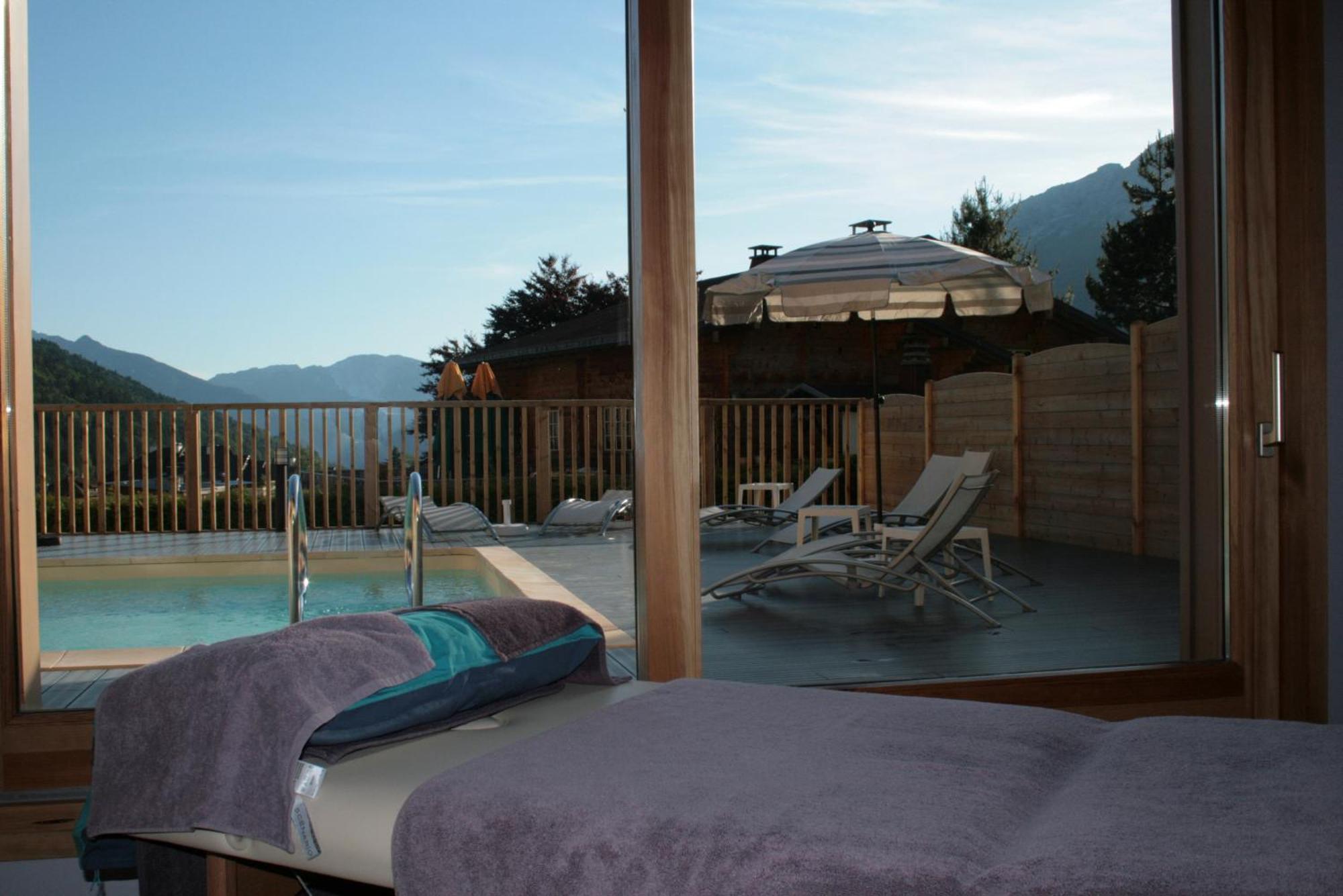 Logis Hotel & Spa Beau-Site Saint-Jean-de-Sixt Bagian luar foto