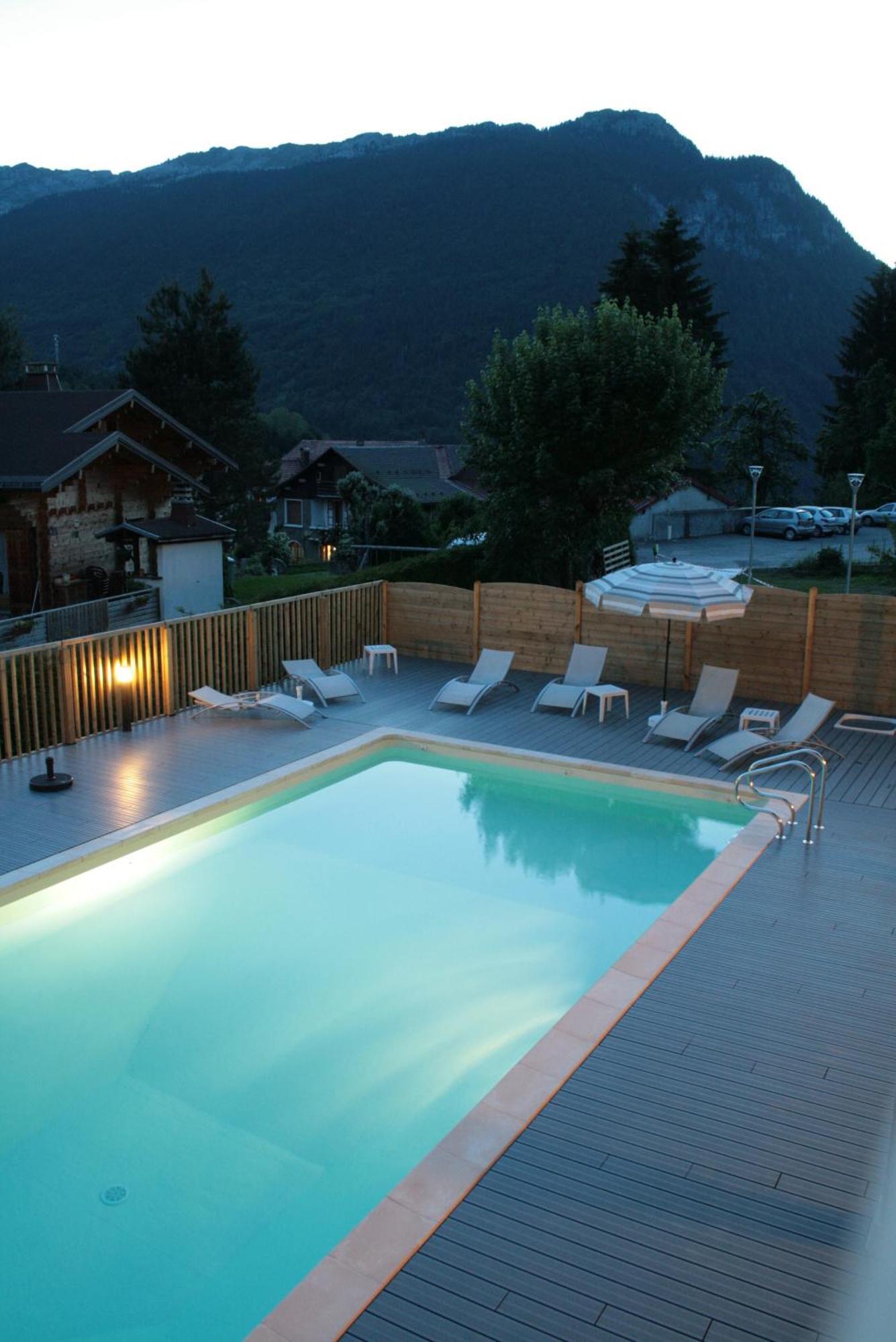 Logis Hotel & Spa Beau-Site Saint-Jean-de-Sixt Bagian luar foto