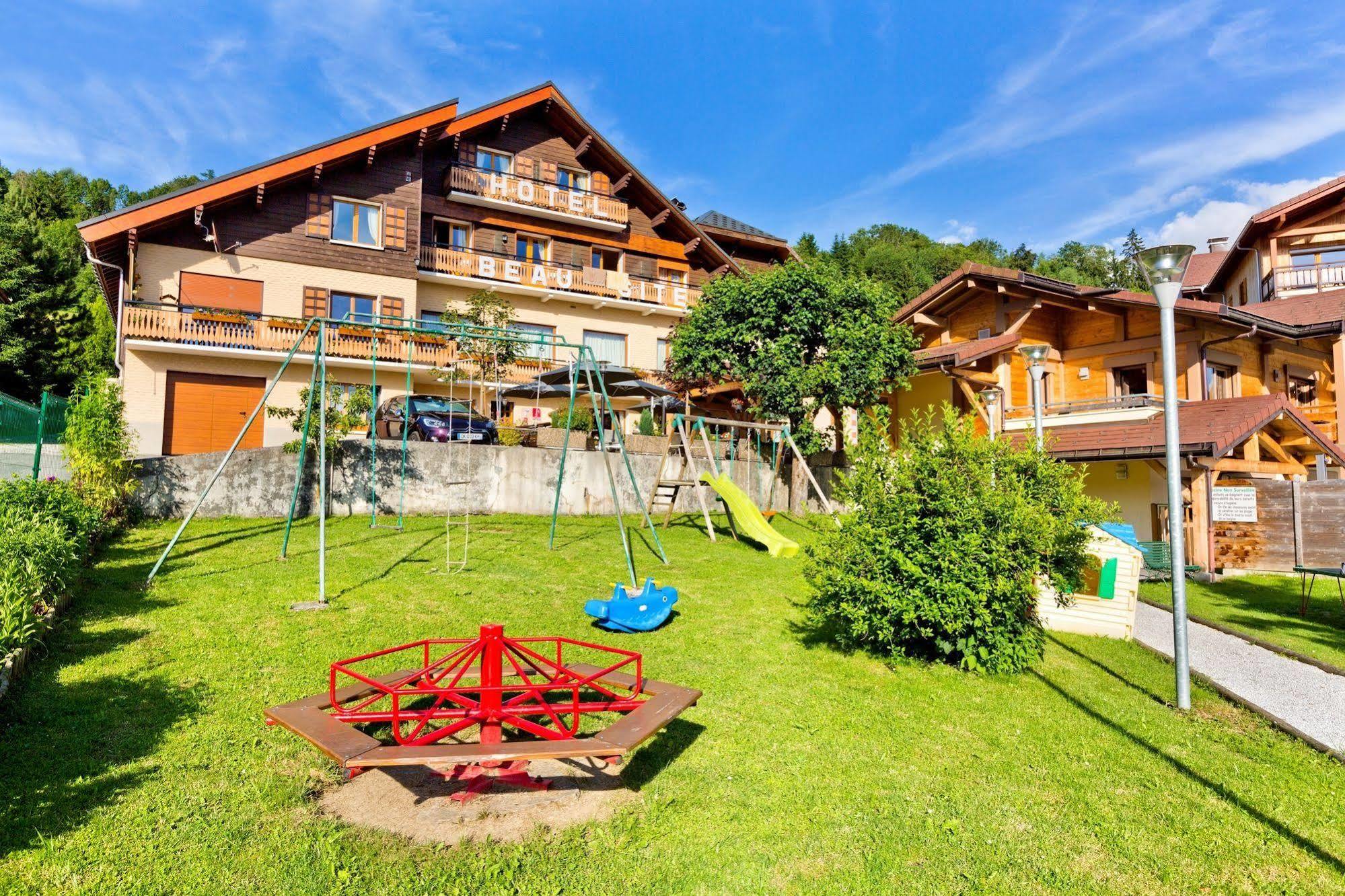 Logis Hotel & Spa Beau-Site Saint-Jean-de-Sixt Bagian luar foto